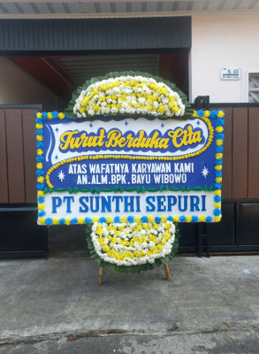 Papan Bunga Duka di Kolhua