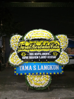 Papan Bunga Duka di Kolhua